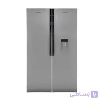 یخچال فریزر دوقلو 21 فوت هیوندای مدل HREF-7071 استیل-یخساز اتومات