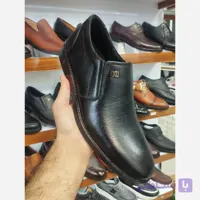 کفش چرم طبیعی بدون بند