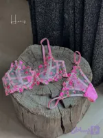 ست لباس زیر توری فنردار حرفه ای