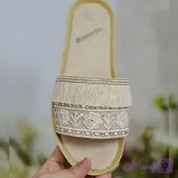 صندل زنانه طبی مکرومه مدل نواردوزی