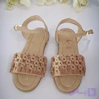 صندل بچگانه مکرومه طرح بابونه مناسب بیرون و روفرشی
