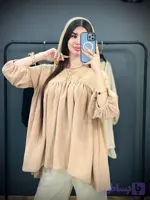 شومیز مانتویی عروسکی دبل فیس