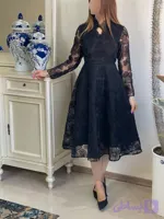 پیراهن گل منجوق اشک کد 1270