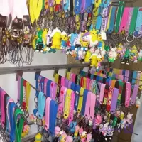 سر کلیدی و آویز مرواریدی چراغ دار سیلکونی
