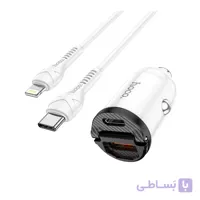 شارژر فندکی تایپ C به لایتنینگ هوکو مدل NZ2
