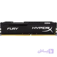 رم 4 گیگ DDR4 HyperX Fury 2400MHz استوک | هیت سینک‌دار و تست‌شده