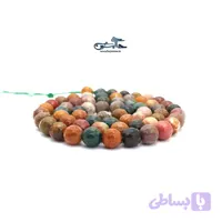 ریسه مهره سنگ گلدن اوشن جاسپر تراش سایز 6