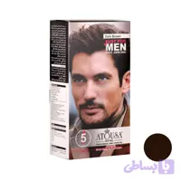 کیت رنگ مو آتوسا رویال شماره 0.2 حجم 100 میلی لیتر رنگ قهوه ای تیره