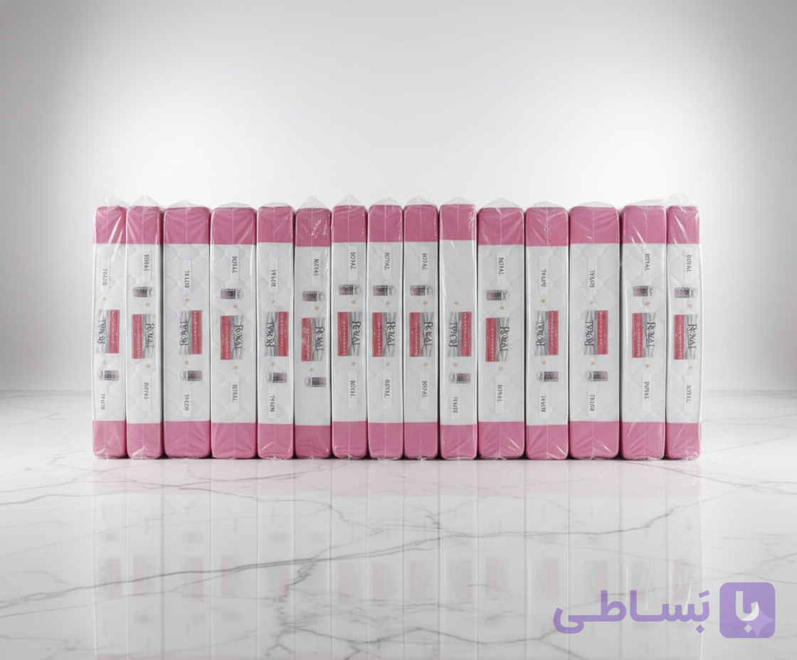 تشک طبی فنری اسفنجی رویال۱۰سال(فنر میکرو)