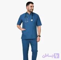 اسکراب و شلوار باراد – طراحی زیپ‌دار حرفه‌ای