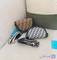 کیف دخترانه پاسپورتی نیم گرد طرح مارک
