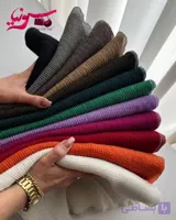 شال برشکا دورلمه نقره ای وارداتی منگوله دار