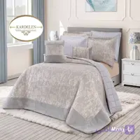 روتختی کاردلن Kardelen مخمل ولوت مدل مونا (Mona 03) دونفره 8 تکه