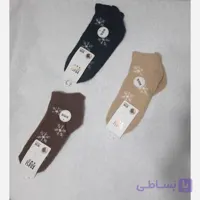 جوراب زمستانی زنانه ضخیم مدل برفی