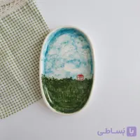 باقلواخوری سرامیکی دست ساز – طرح منظره