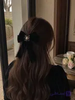گیره مو پرنسسی مخملی نگین دار