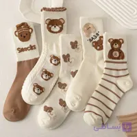 جوراب خرسی فانتزی دخترانه