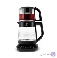 چای ساز سخنگو شیشه ای کاراجا مدل Caysever 3in1 مشکی