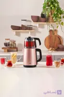 چایساز کاراجا مدل tea glass رزگلد