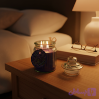 شمع معطر رونیکا مدل عسلی رایحه LAVENDER (لوندر)