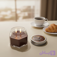 شمع معطر رونیکا مدل شش ضلعی رایحه COFFEE (قهوه)