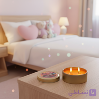 شمع معطر رونیکا مدل فلزی کوچک رایحه GUM (آدامس)