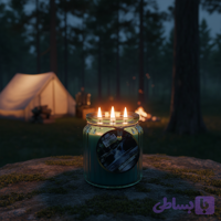 شمع معطر رونیکا مدل عسلی رایحه FOREST (جنگل)