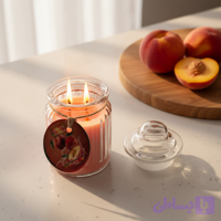 شمع معطر رونیکا مدل عسلی رایحه PEACH (هلو)