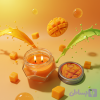 شمع معطر رونیکا مدل الماسی رایحه MAMGO (انبه)