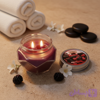 شمع معطر رونیکا مدل الماسی رایحه BLACKBERRY (شاتوت)