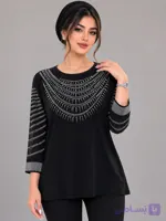 بلوز مجلسی مشکی ترک 11