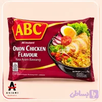 نودل فوری با طعم مرغ و پیاز می ABC وزن 65 گرم