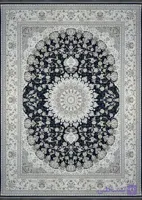 فرش نایین کرم حاشیه سرمه ای 1500 شانه