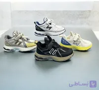 کفش کتونی بچه گانه خارجی طرح New balance برند Berry kids استفاده روزمره , استایل ،راحتی ،چسپی |در چند رنگ جذاب