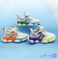 کفش بچه گانه خارجی ، فشن ،رویه تنفسی ، بند سویچی،پسرانه و دخترانه،