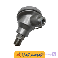 سنسور دما RTD-PT100 کلگی دار رزوه ۱/2 قلاف قطر ۶ میلیمتر طول ۱۰ سانتی متر SS316