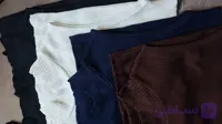 تاپ زنانه یقه سه سانت کبریتی فری سایز قد ۶۰ سانت