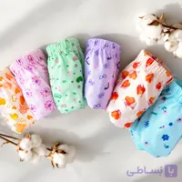 شورت نخی لیفه ای گلدار زنانه مدل بهار