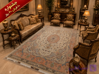 فرش دستبافت 12 متری طرح خطیبی 40 رج – کد 75638