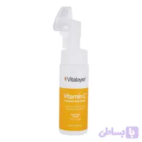 فوم شست‌وشوی صورت ویتالیر مدل Vitamin C مناسب برای انواع پوست حجم 200 میلی‌لیتر