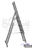 نردبان مخابراتی سه تکه اسکای 6 متری 22 پله آلومینیوم