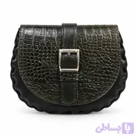 کیف دوشی زنانه چرم طبیعی مدل چیکا