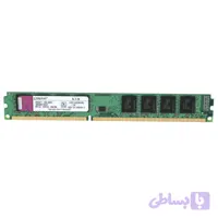 رم دسکتاپ استوک کینگستون مدل KVR1333D3N9/4G ظرفیت 4 گیگابایت DDR3 تک کاناله فرکانس 1333 مگاهرتز تایمینگ CL9 ولتاژ 1.5 ولت نوع ماژول DIMM
