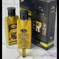 شامپو رنگ مو مشکی گیاهی مدل کراتین keratin