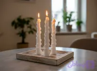 شمع قلمی شیار مارپیچ