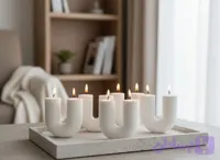 شمع دکوری یو