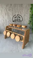 پک مکارتی درب چوبی همراه استند چوبی۸تایی