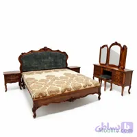 سرویس خواب چوبی منبتی شاهکار