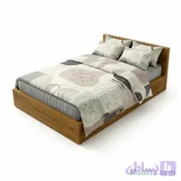 تخت خواب باکسی مینیمال تاج دار
