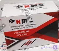 باطری موتور سیکلت ۹ امپر NMS پایه کوتاه